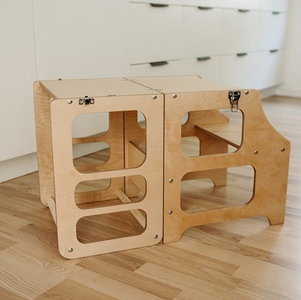 Duck Woodworks, Byggbar kökspall natur