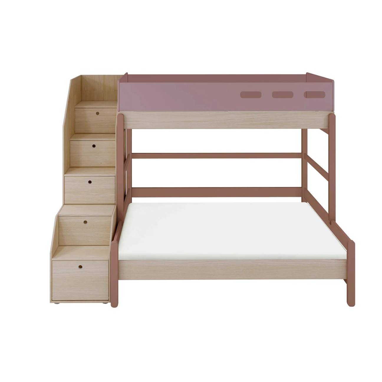 Flexa, familjesäng trappa Popsicle 90x200/140x200, cherry oak - Bild 7