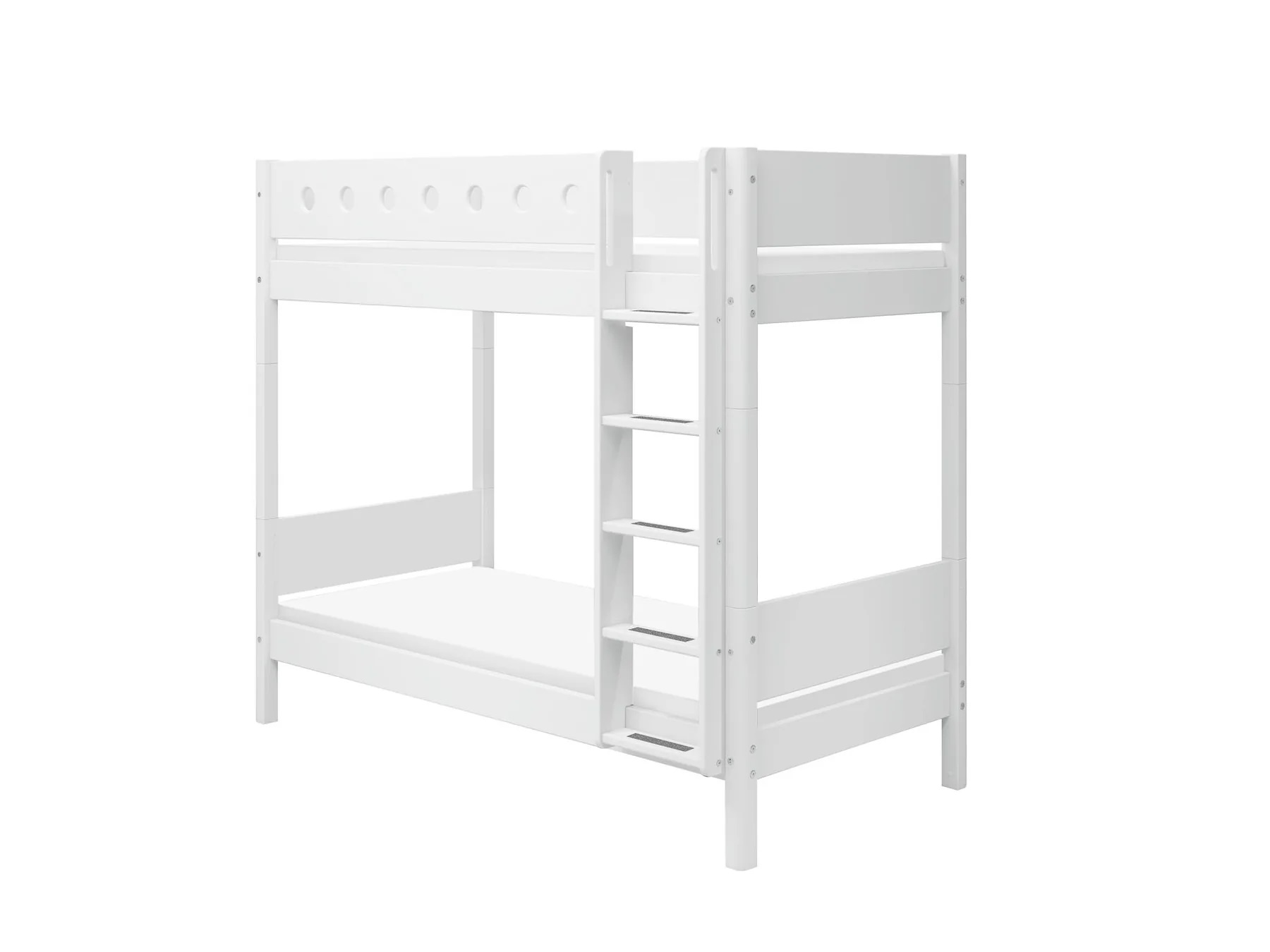 Flexa, hög våningssäng White 90x200 cm