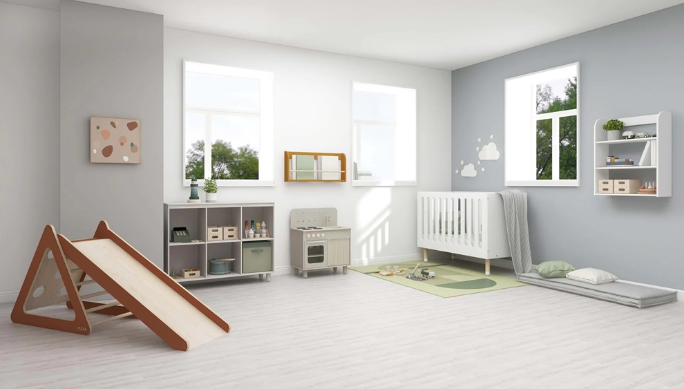 Flexa, spjälsäng Dots 60x120, vit - Bild 4