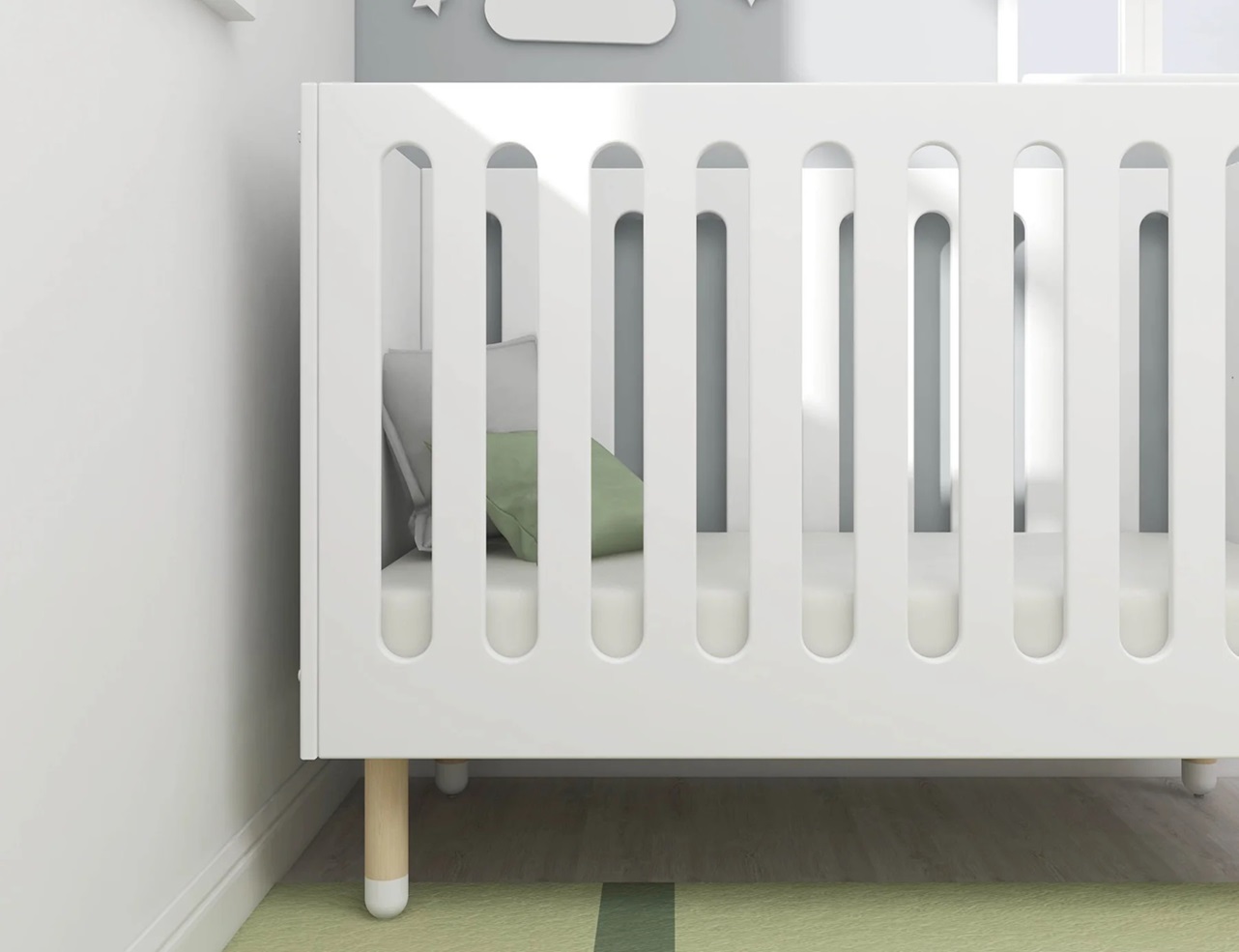 Flexa, spjälsäng Dots 60x120, vit - Bild 6