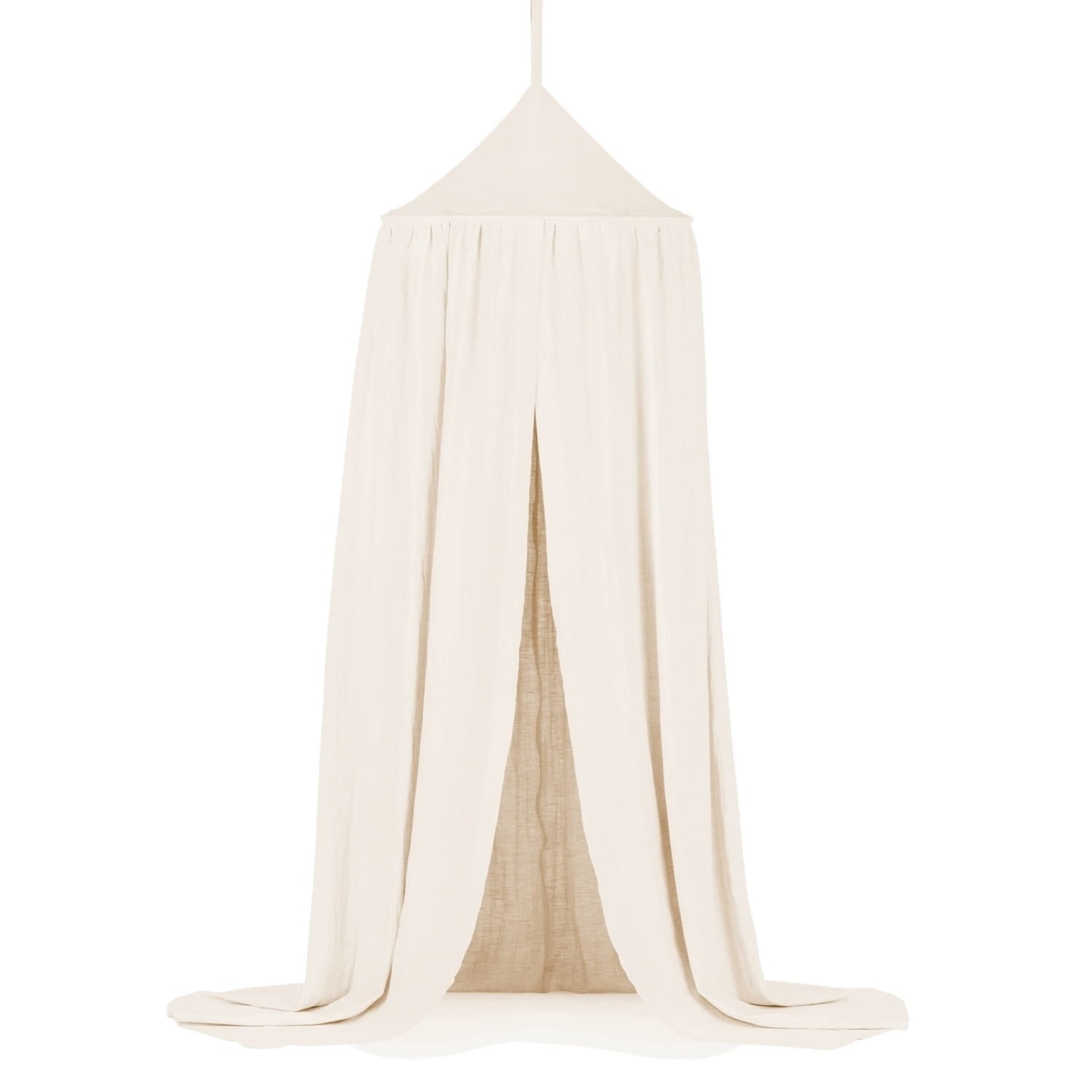Stor vanilj maxi sänghimmel i linne, Cotton&Sweets