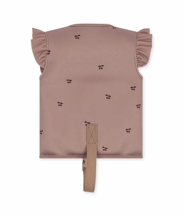 Konges Sløjd, simväst med volanger, Cherry