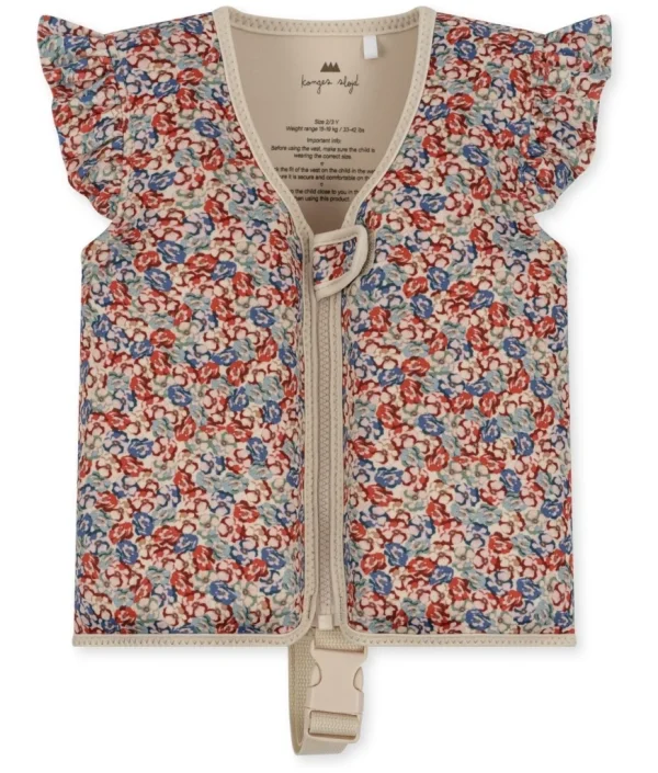 Konges Sløjd, simväst med volanger, Rosie Rouge