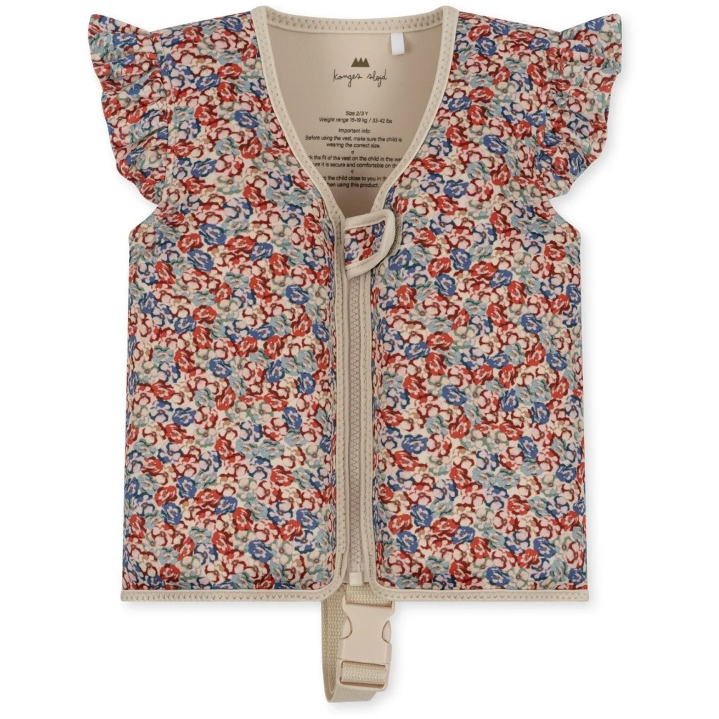 Konges Sløjd, simväst med volanger, Rosie Rouge