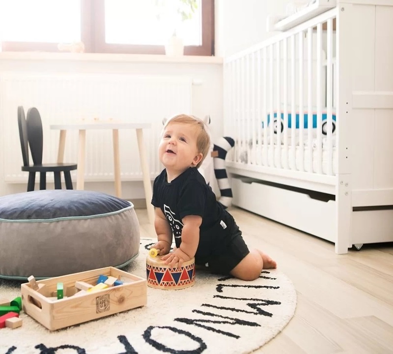 Växasäng juniorsäng Happy, vit - Bild 3