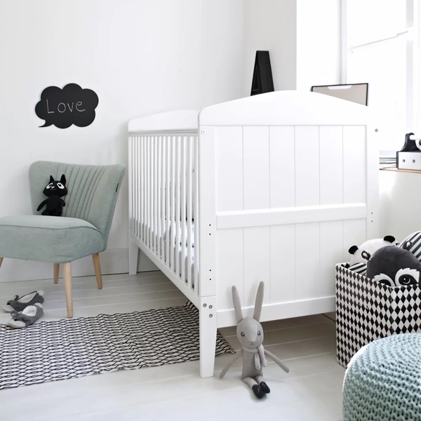 Växasäng juniorsäng Happy, vit - Bild 5