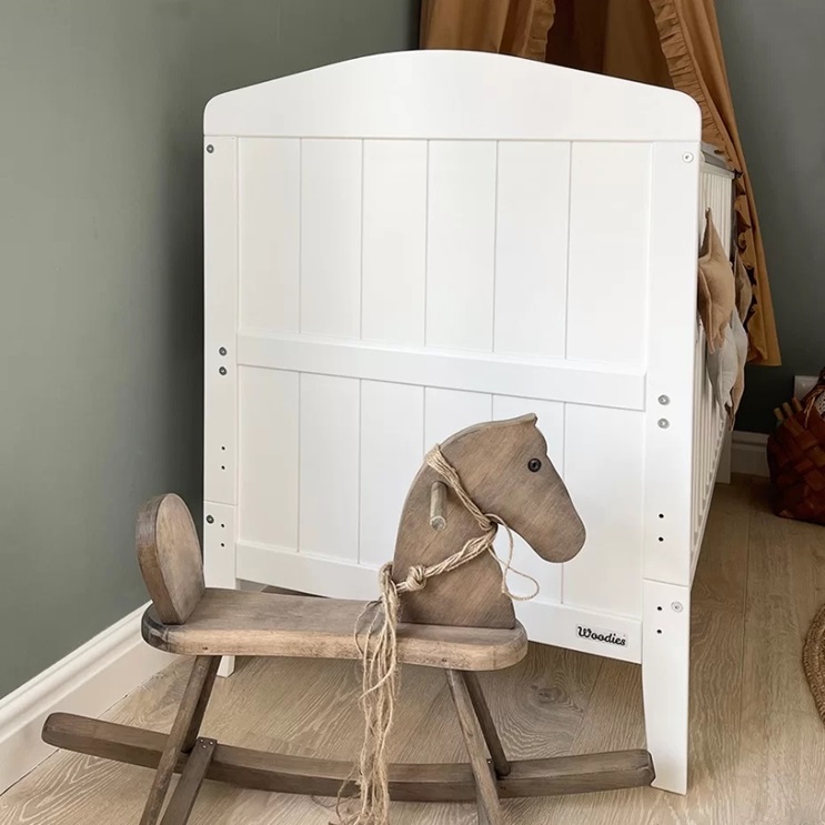 Växasäng juniorsäng Happy, vit - Bild 9