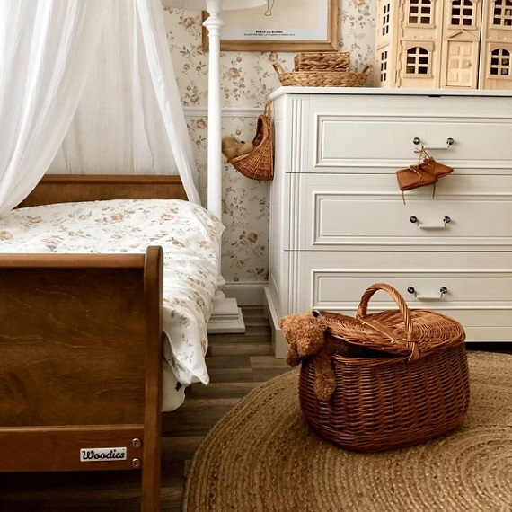 Juniorsäng Majestic 90x200, vintage - Bild 5