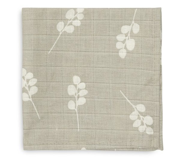 Jollein, snuttefilt tvättlapp Twig Olive Green, 3-pack