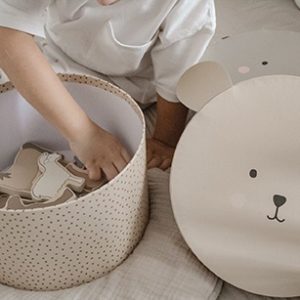 Jabadabado, förvaringsask Teddy 2-pack, beige