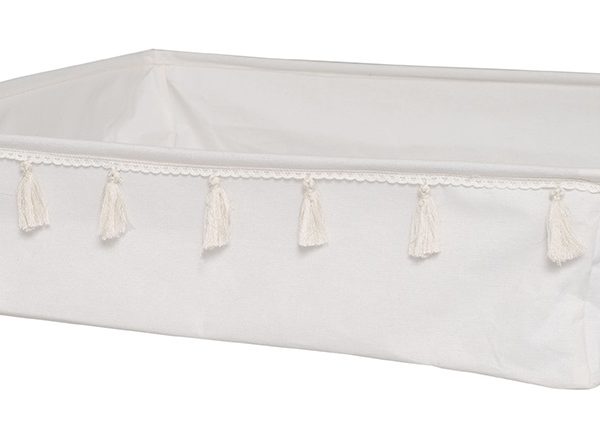 JaBaDaBaDo, sängförvaring med tofsar, vit