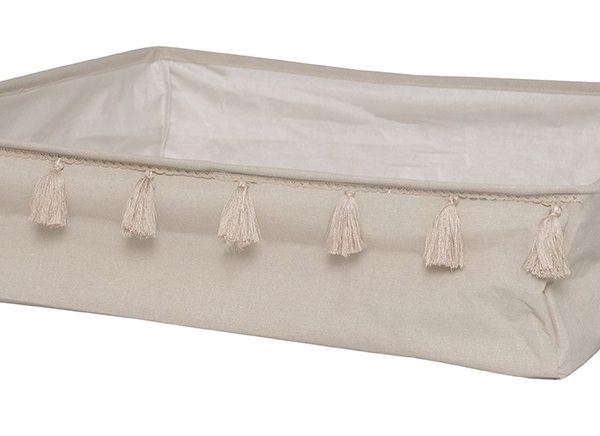 JaBaDaBaDo, sängförvaring med tofsar, beige