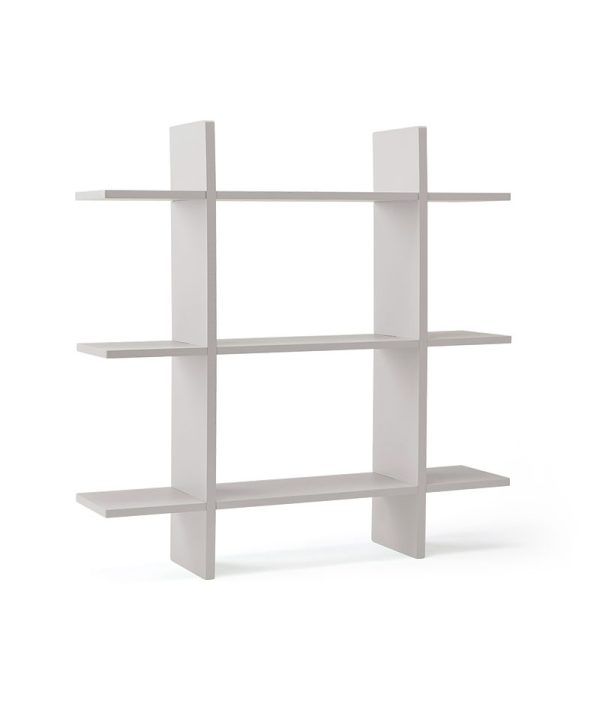 Kid`s Concept, vägghylla 3-plan Star, grå