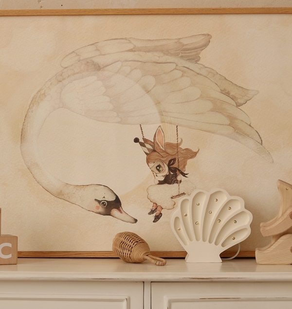 Little Lights, Nattlampa till barnrummet, Snäckskal pärlvit