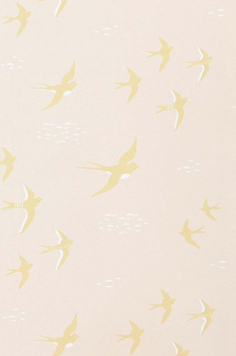 Majvillan, tapet till barnrummet Follow the wind, sunny pink - Bild 6