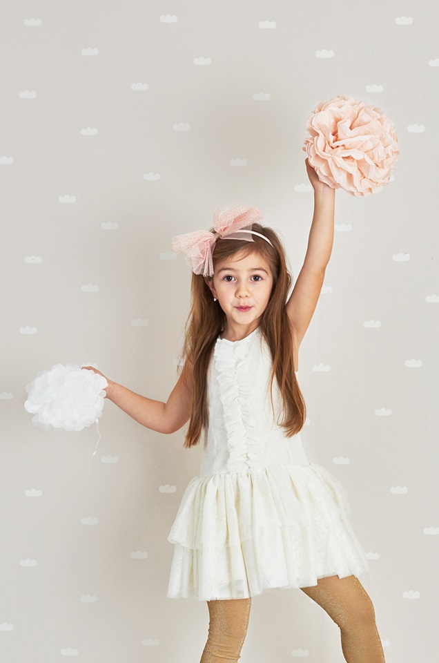 Majvillan, tapet till barnrummet Dreamy clouds, dreamy pink - Bild 5