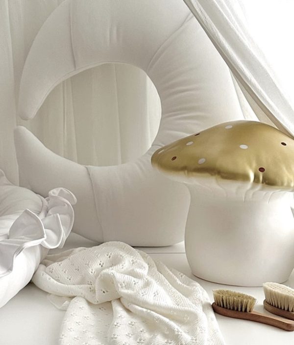 Cotton & Sweets, amningskudde Croissant, vit