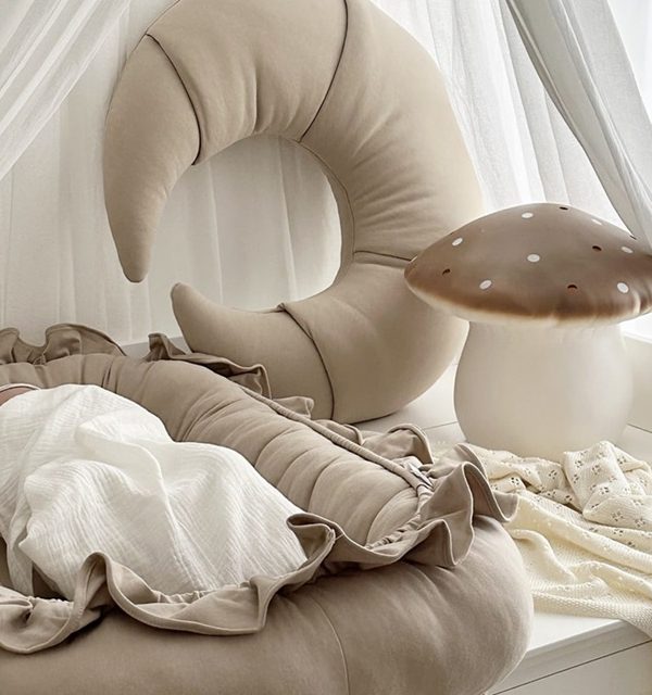 Cotton & Sweets, amningskudde Croissant, cappuccino