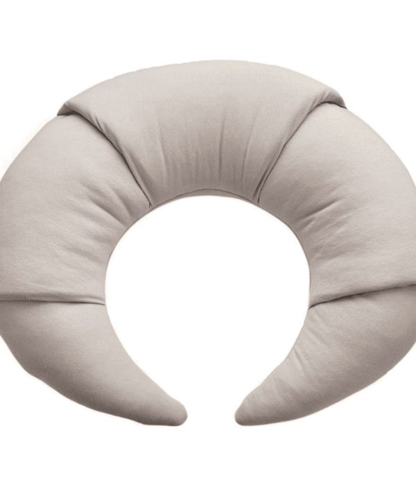 Cotton & Sweets, amningskudde Croissant, mörkbeige