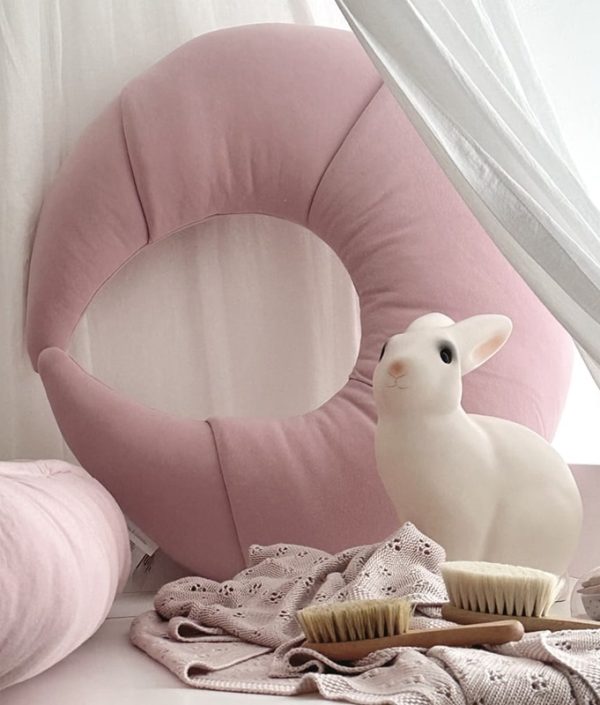 Cotton & Sweets, amningskudde Croissant, blush
