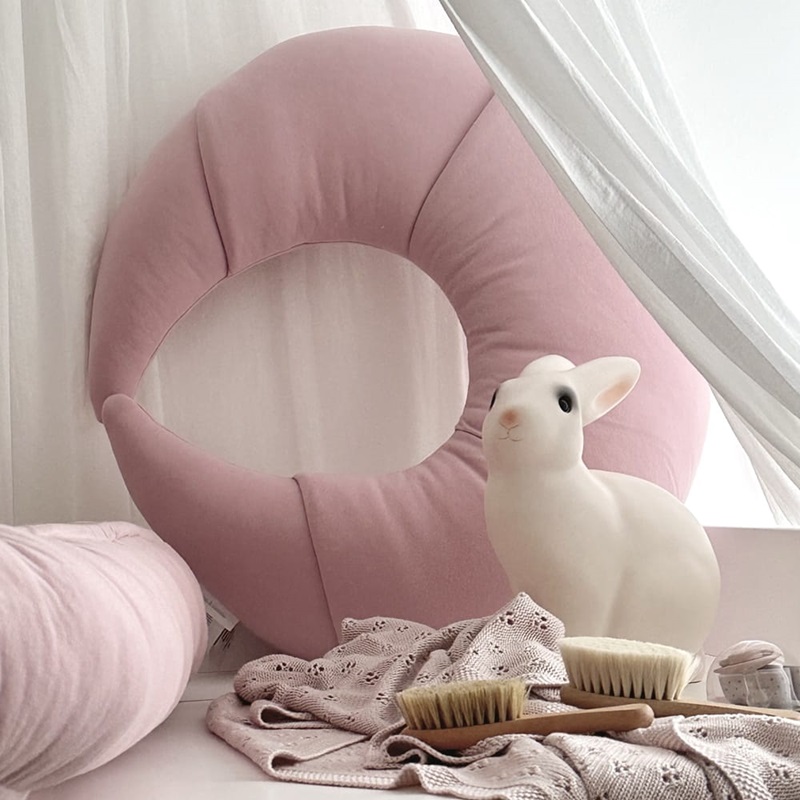 Cotton & Sweets, amningskudde Croissant, blush - Bild 2