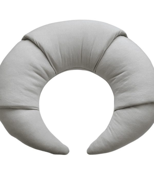 Cotton & Sweets, amningskudde Croissant, ljusgrå