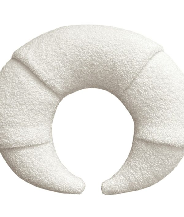 Cotton & Sweets, amningskudde boucle Croissant, vanilj