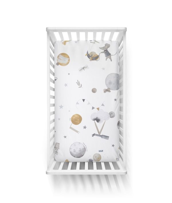 Dra-på-lakan till juniorsäng, Moon