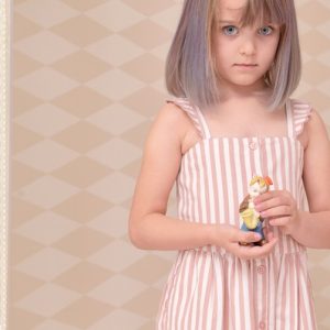 Majvillan, tapet till barnrummet Copenhagen, beige pink