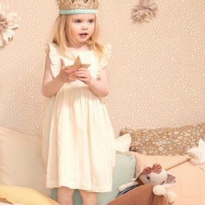 Majvillan, tapet till barnrummet Dots, soft pink