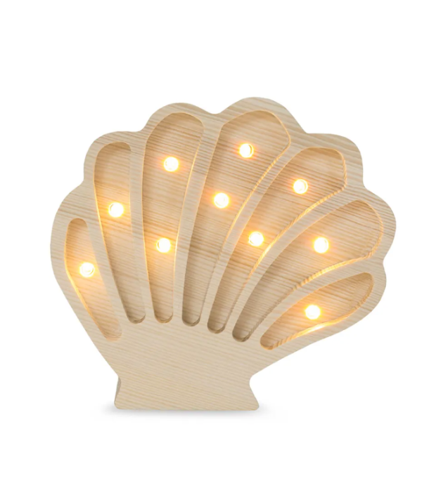 Little Lights, Nattlampa till barnrummet, Snäckskal coastal wood