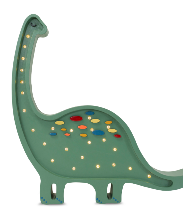 Little Lights, Nattlampa till barnrummet, Dino grön