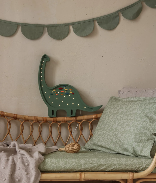 Little Lights, Nattlampa till barnrummet, Dino grön