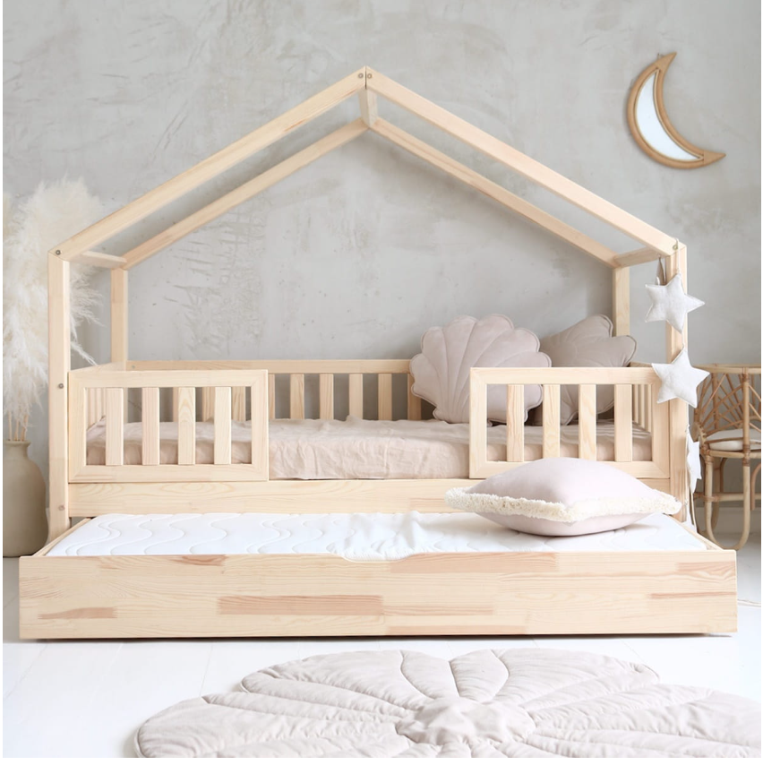 Hussäng Karla Duo natur 90x190 cm med extra säng