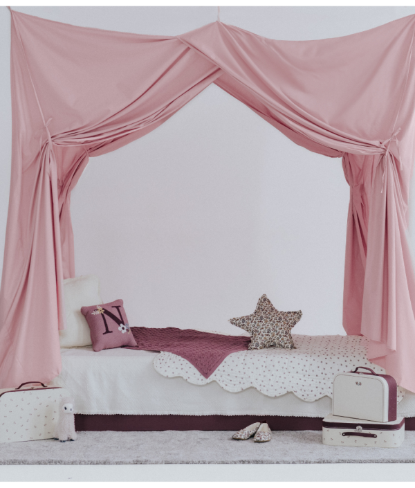 Babylove, Bed drape sänghimmel, puderrosa