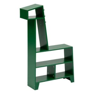 Grön bokhylla till barnrummet, Dino