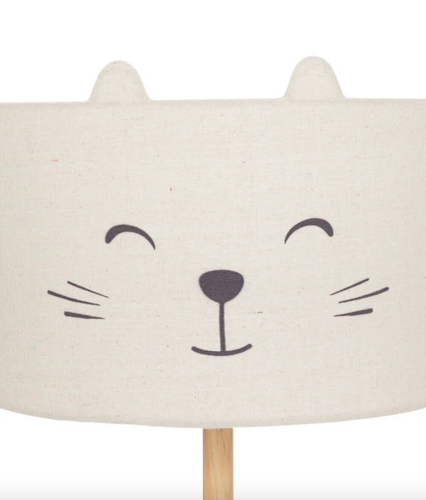 Golvlampa till barnrummet, katt