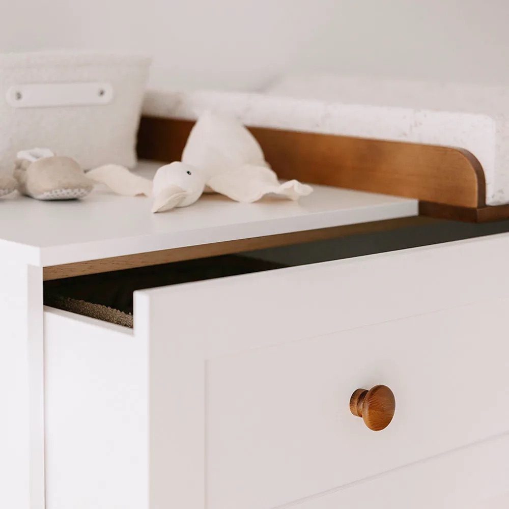 Klassisk byrå och skötbord, vintage - Bild 4