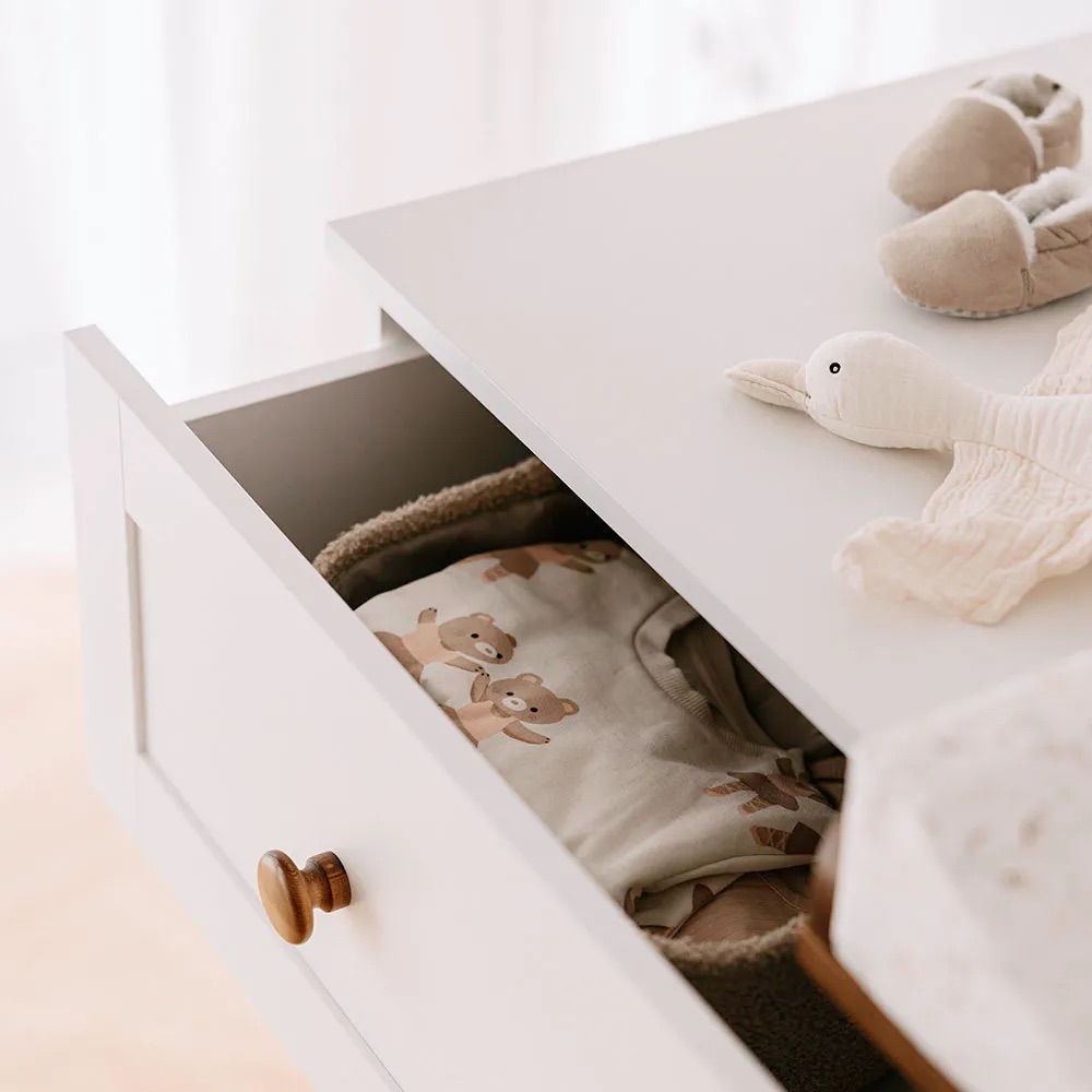 Klassisk byrå och skötbord, vintage - Bild 3