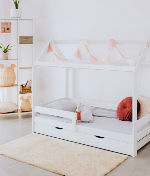 Vit hussäng eco junior 80x160