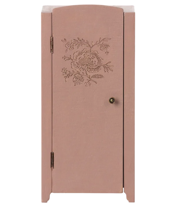 Maileg, trä garderob vintage, light rose