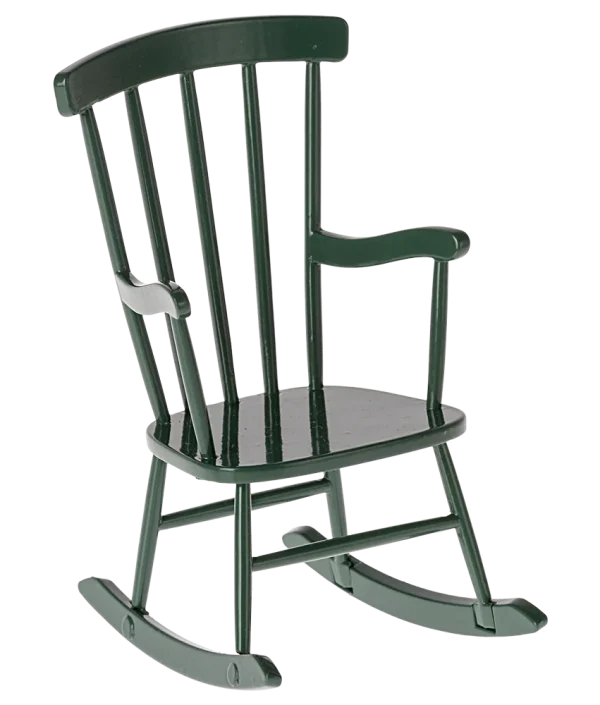 Maileg, mörkgrön gungstol