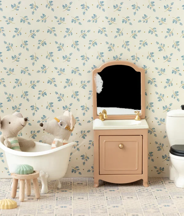 Maileg, handfat med spegel, powder