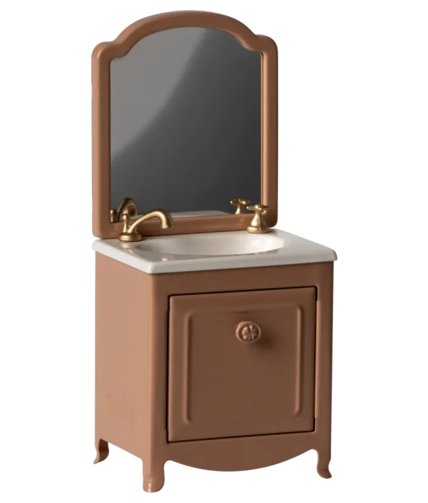 Maileg, handfat med spegel, dark powder