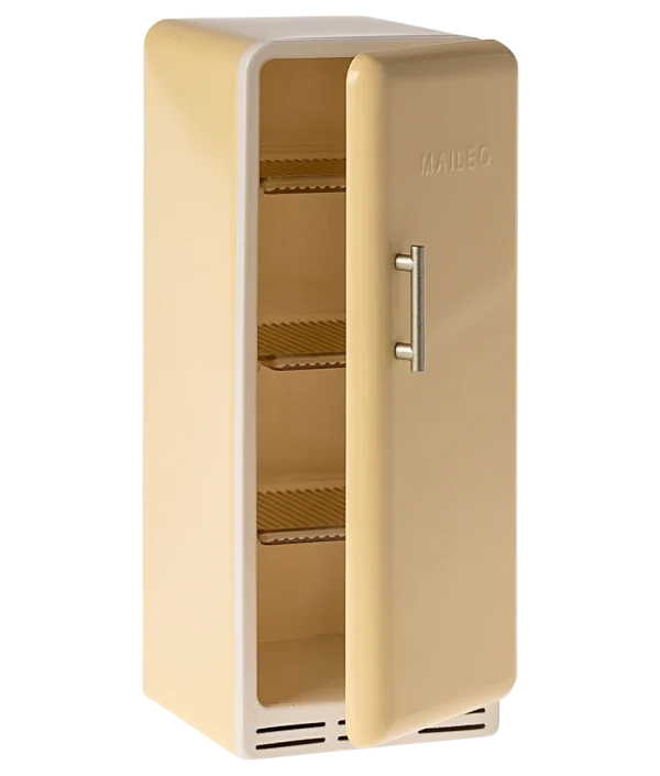 Maileg, Kylskåp miniature yellow