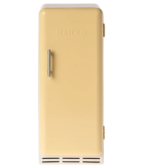 Maileg, Kylskåp miniature yellow