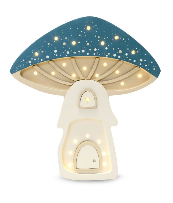 Little Lights, Nattlampa, Mushroom House, Night Blue