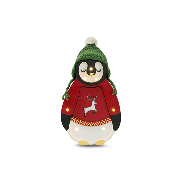 Little Lights, Nattlampa till barnrummet, baby pingvin red