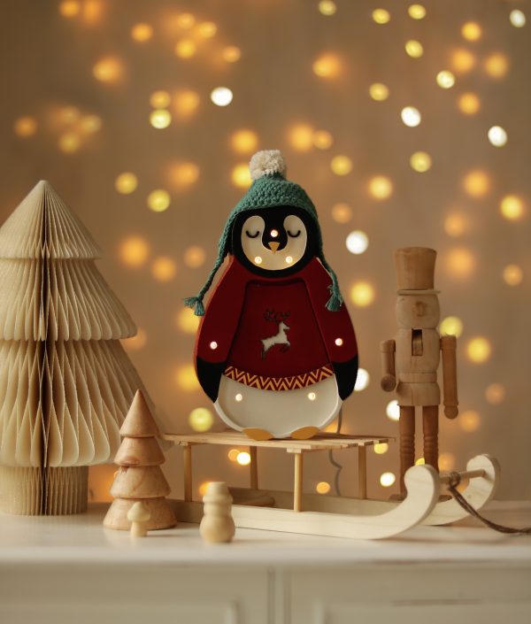 Little Lights, Nattlampa till barnrummet, baby pingvin red